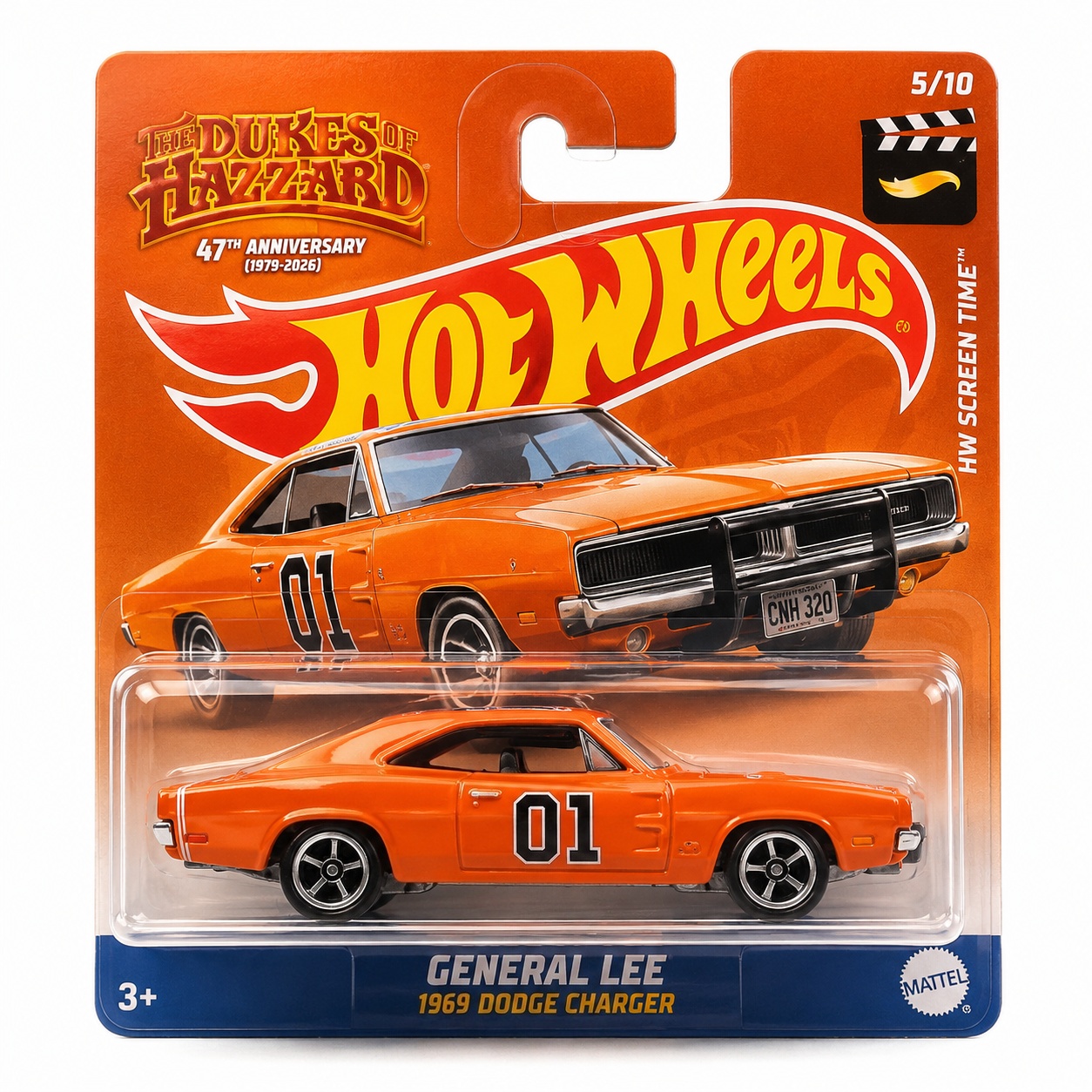 Hot Wheels The Dukes of Hazzard 47th Anniversary General Lee 1969 Dodge Charger