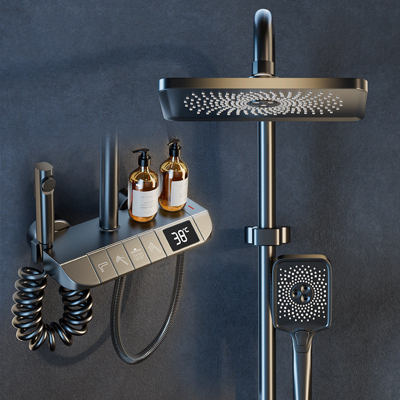 Intelligent Pressurized Thermostatic Digital Display Shower Faucet Set✈️Free Shipping