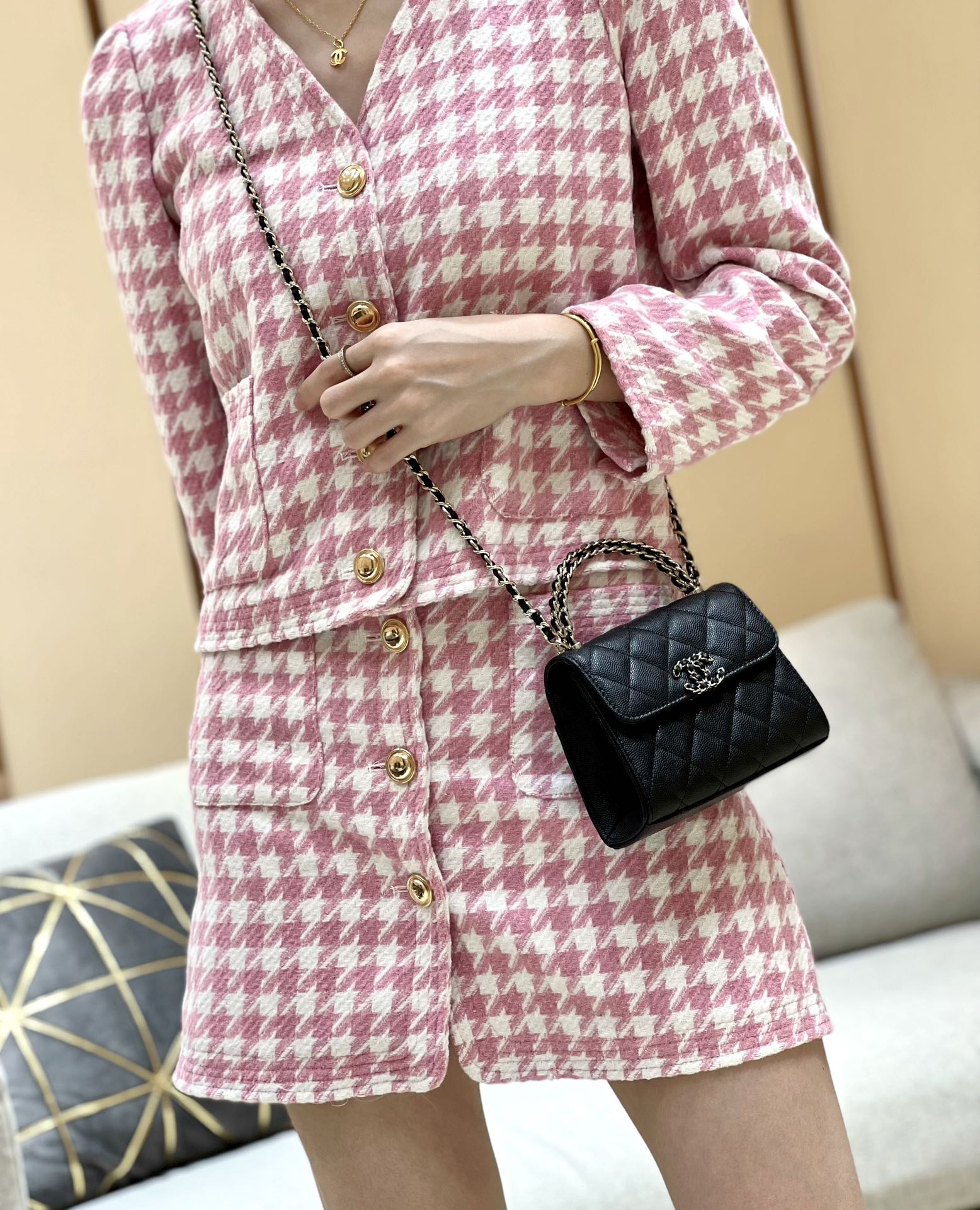 Chanel 23P Spring/Summer Kelly Leather Handle Bag 3237