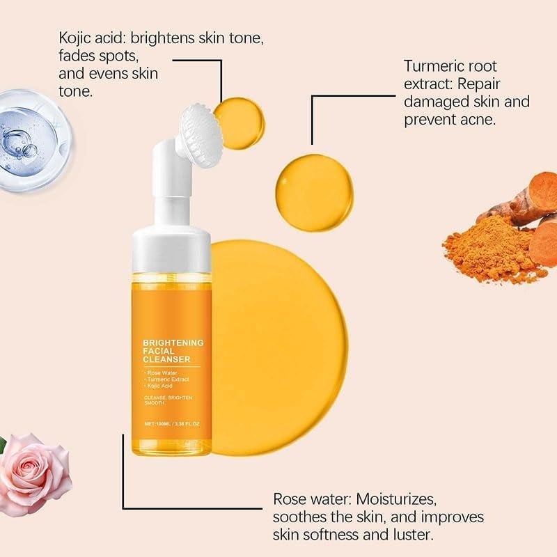 🔥Last Day 49% OFF-🧽Turmeric Skincare Set – Deep Cleanse, Brighten & Hydrate