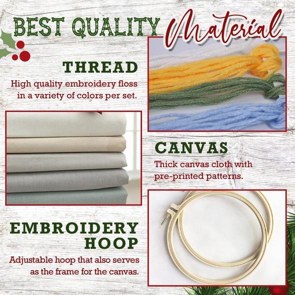 (🔥HOT SALE NOW-48% OFF)Christmas Embroidery Set