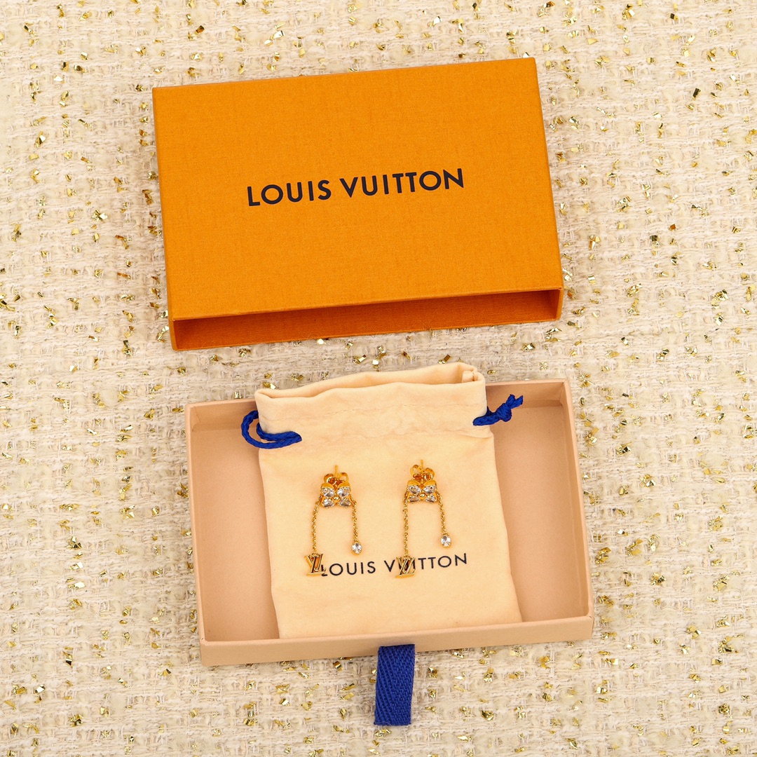 Louis Vuitton Four Leaf Clover Earrings