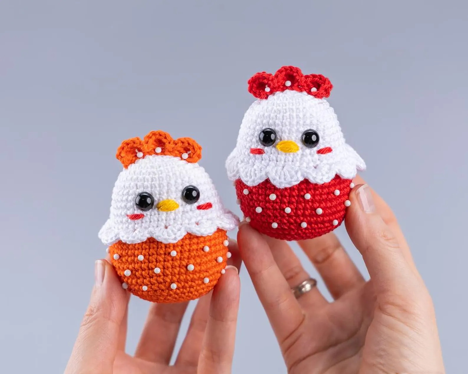 Crochet Easter chicken