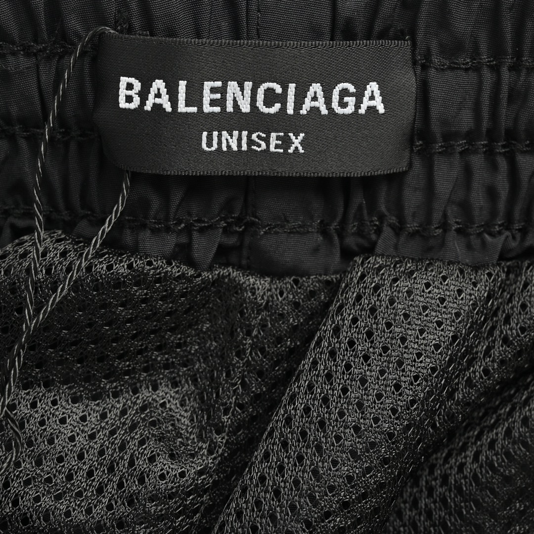Balenciaga 24ss reverse letter embroidered trousers