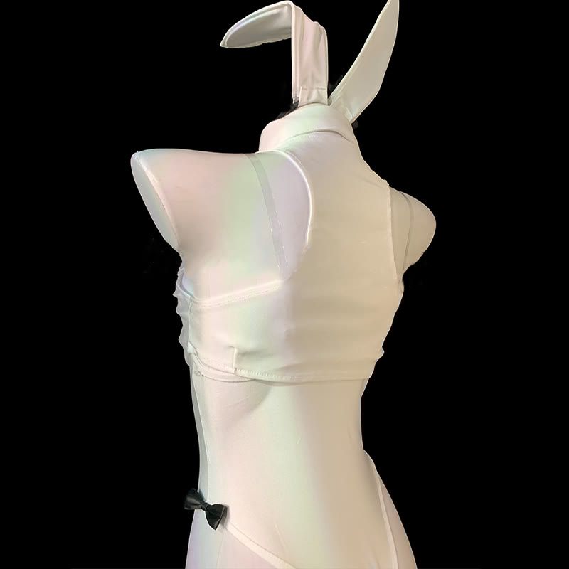 Cosplay Bunny Hollow Out Jumpsuit Lingerie