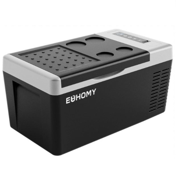 EUHOMY 12 Volt Refrigerator 19QT Portable Refrigerator Freezer