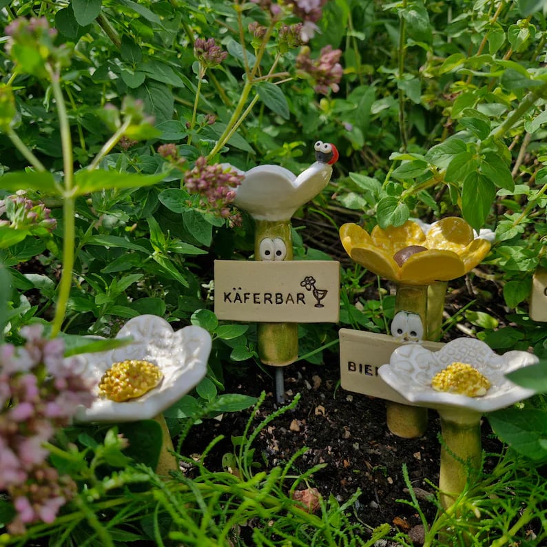 🐝Handmade Insect Drinkers – Fascinating Drinkers for Wild Bees and Insects💐