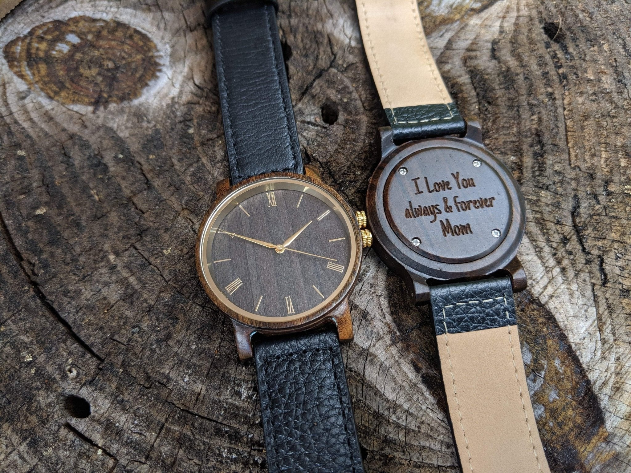 Wooden Watches Black Arce