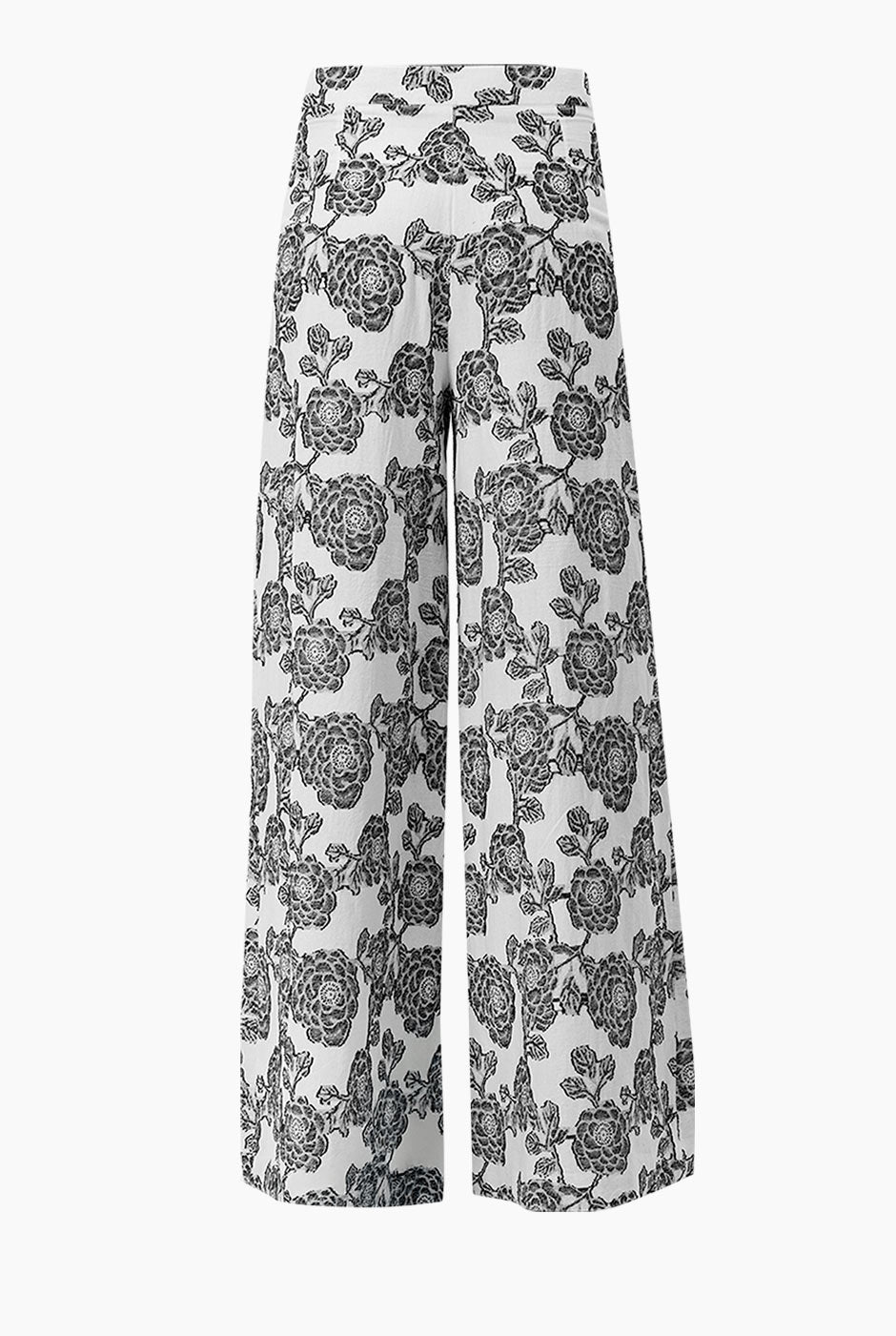 Pantalon pierna ancha y estampado