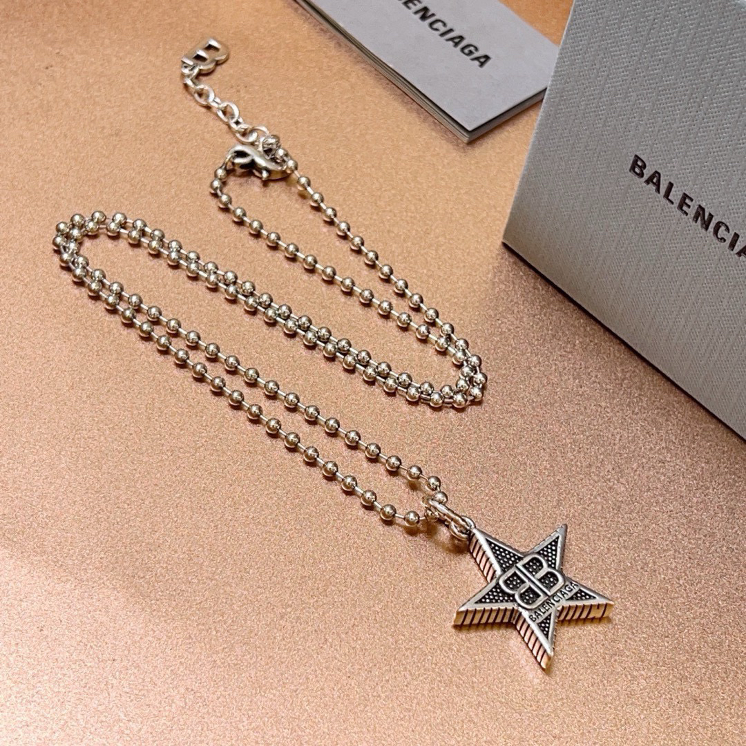Balenciaga BB Five Star Vintage Necklace