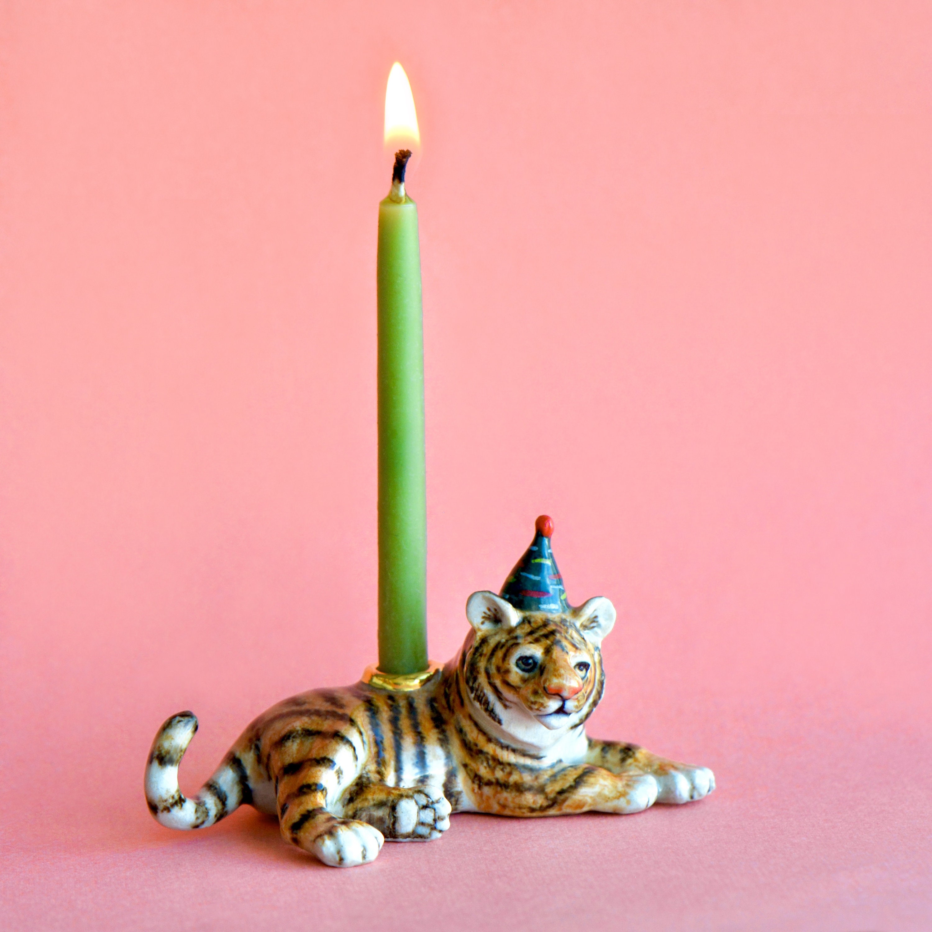🎄CHRISTMAS ON SALE🔥Cake Topper | Handcrafted Porcelain Figurine | Birthday Candle Holder