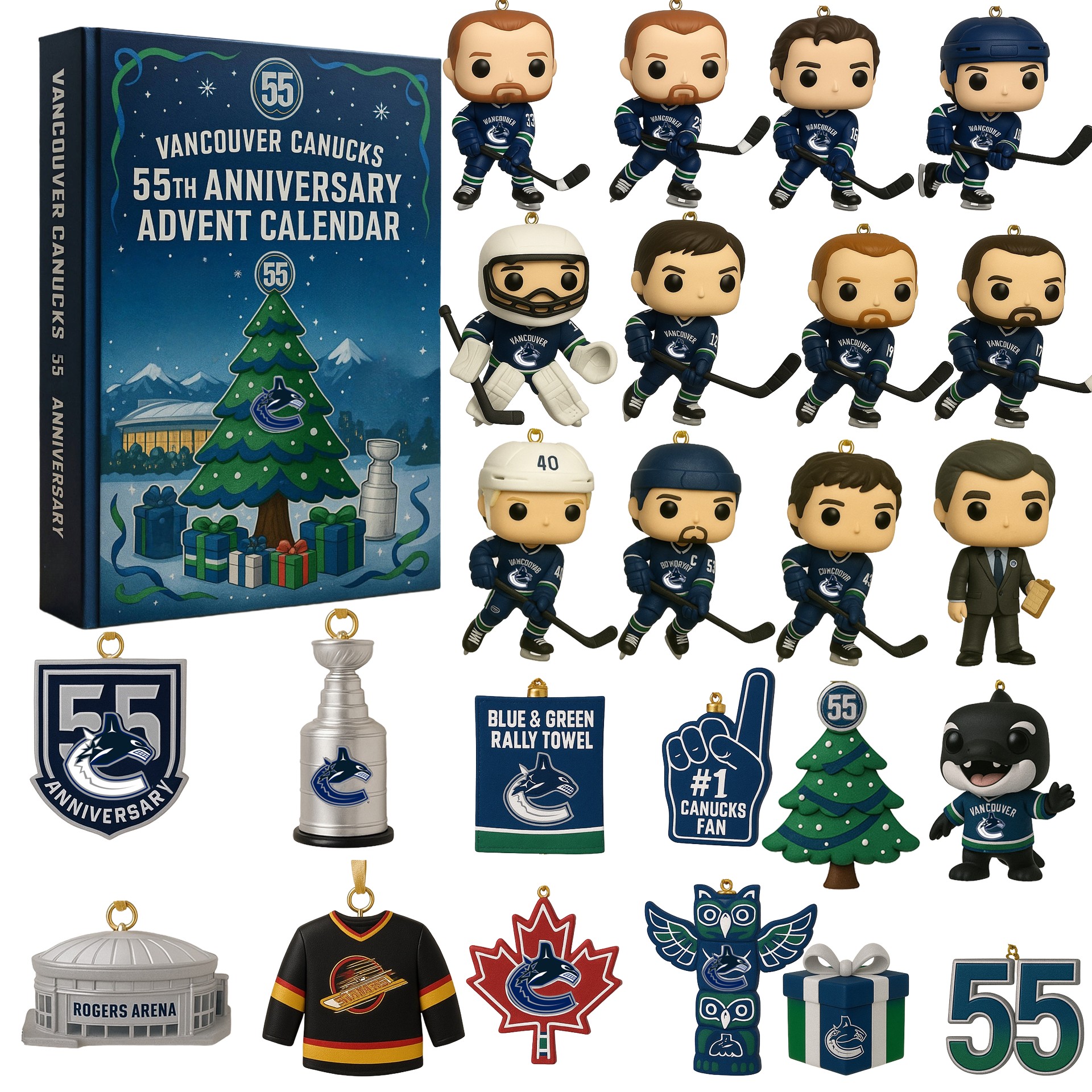 Vancouver Canucks 55th Anniversary Advent Calendar