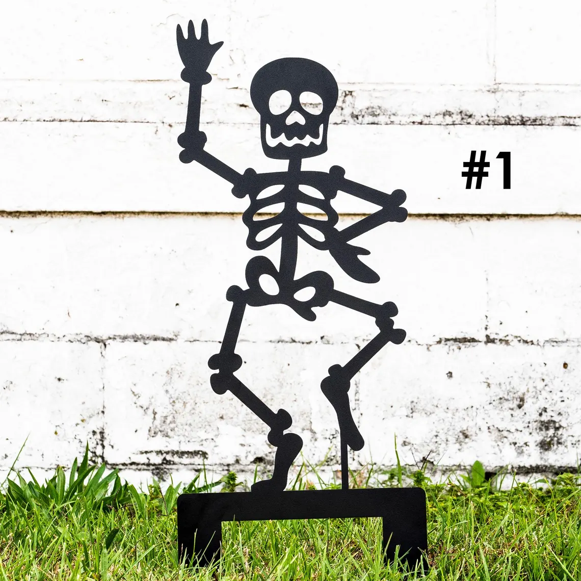 💀Yoga Skeletons – Dancing Halloween Skeleton Stakes🎃
