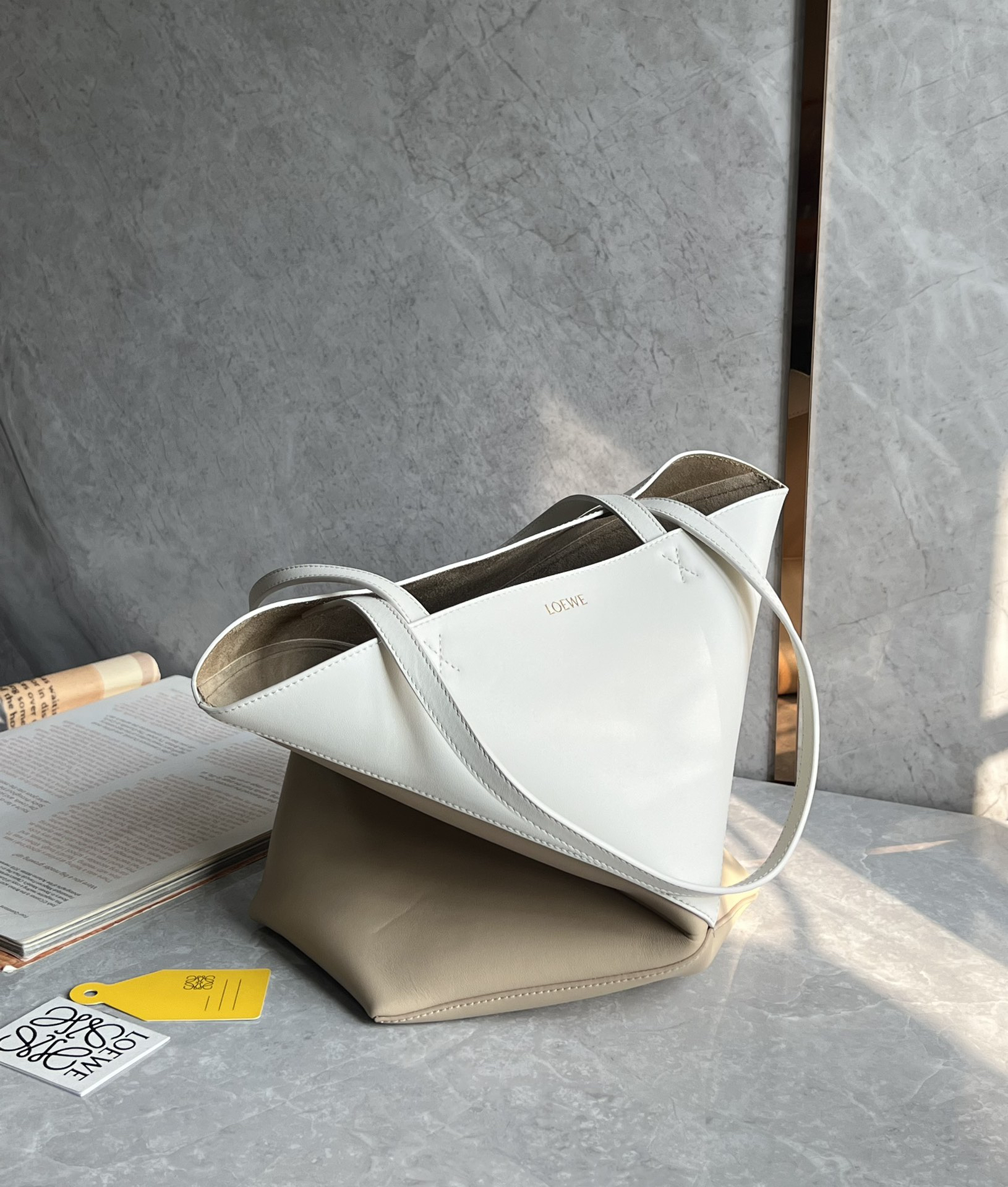 Loewe zzle fold series foldable tote bag 0693