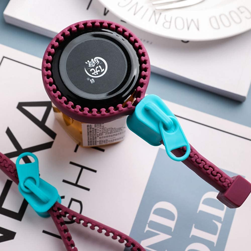 【BUY 1 GET 1 FREE NOW】Creative Silicone Zipper Can Opener