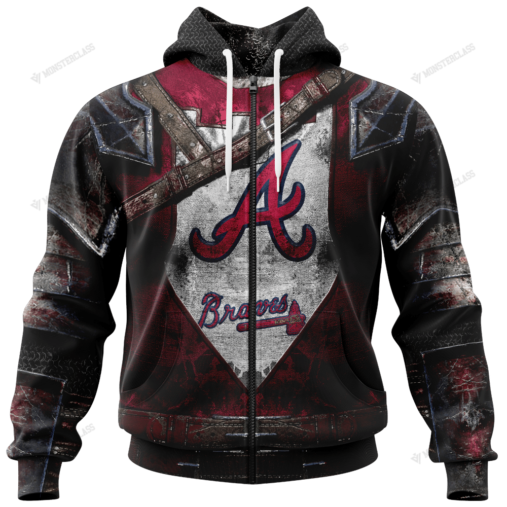 ATLANTA BRAVES 3D WARRIORS HOODIE