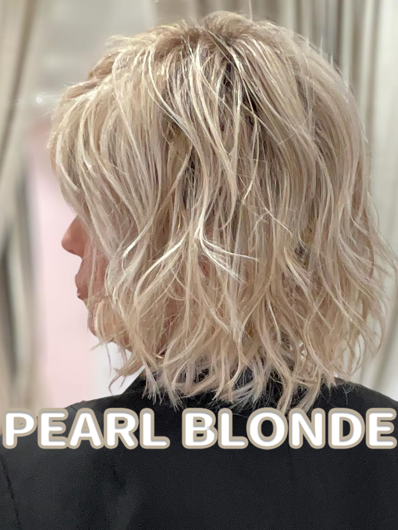 Shaggy Layered Bob Wig With Wispy Bangs