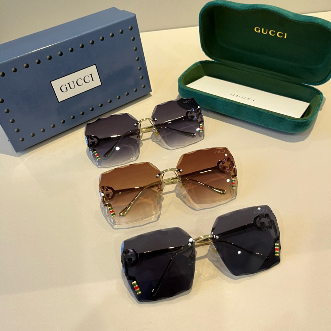 Gucci rimless sunglasses