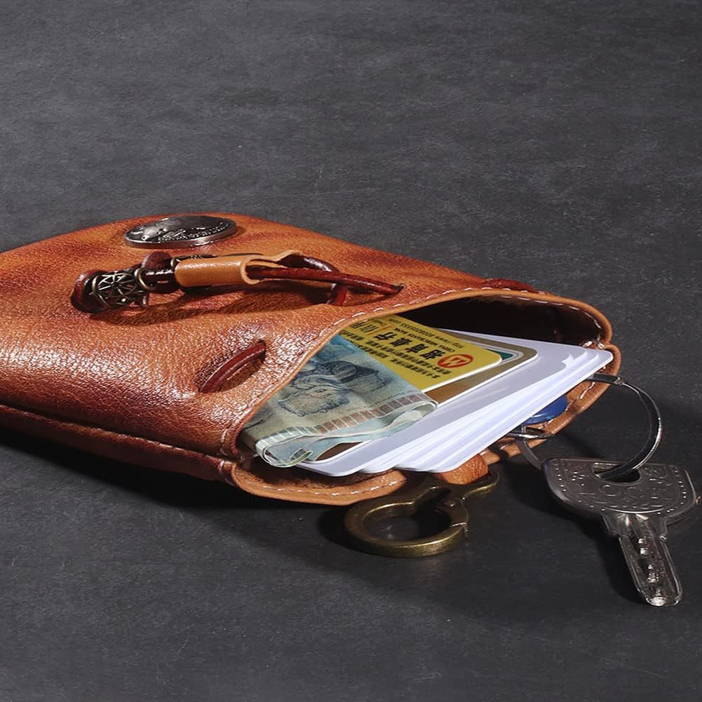 🔥On Sale🔥Viking-Inspired Handmade Leather Coin Purse🐂👛