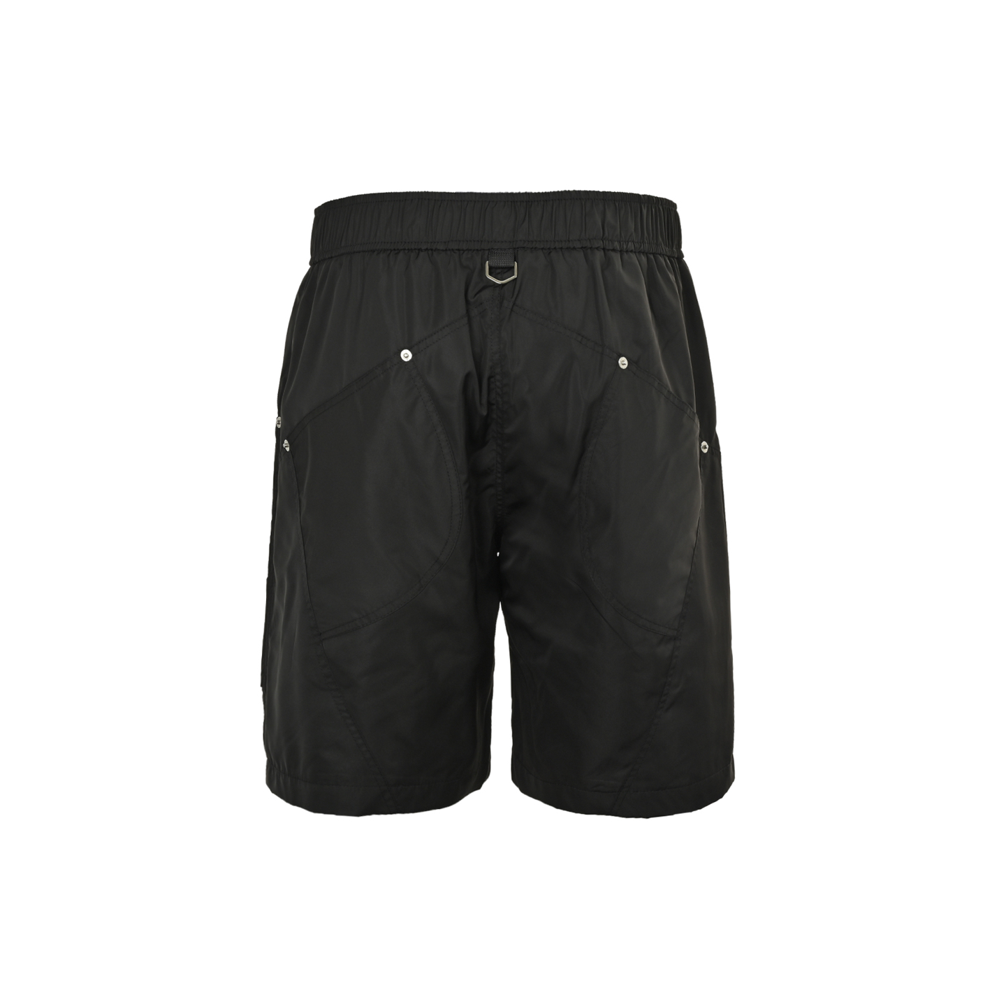 Prada 25ss triangle logo zip pocket nylon shorts