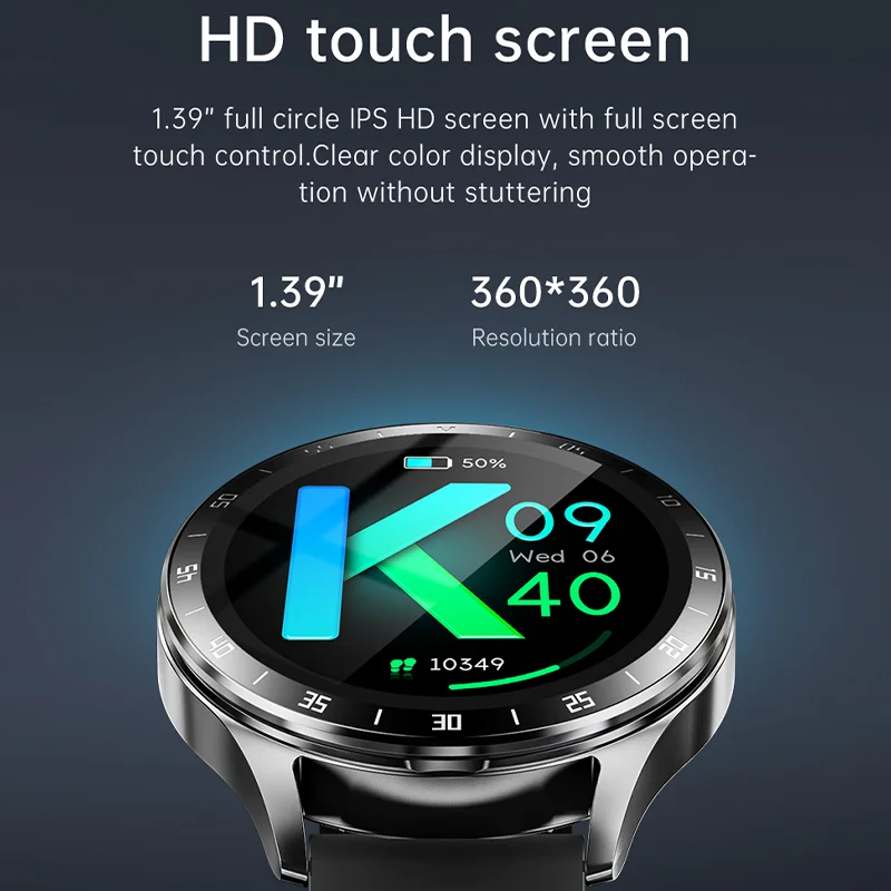 New wireless Bluetooth headset 2-in-1 HD Bluetooth Calling Smartwatch NCF Heart rate Blood pressure Monitor Sports smartwatch