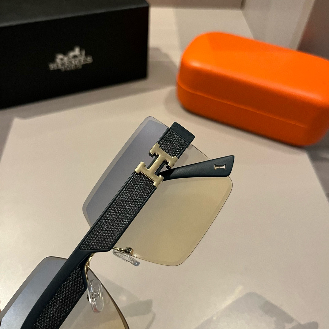 Hermes rimless sunglasses