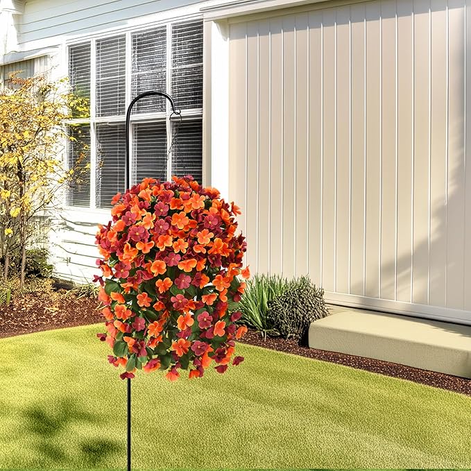 🌺🌺 Artificial hanging flower basket for outdoor decoration in spring and summer🔥🔥 (UV protection - no maintenance)