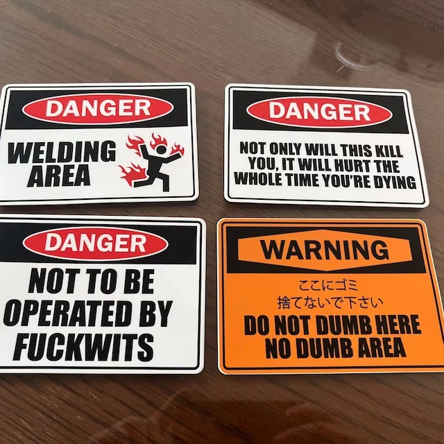 WARNING! Stickers | Remind us of these obvious things
