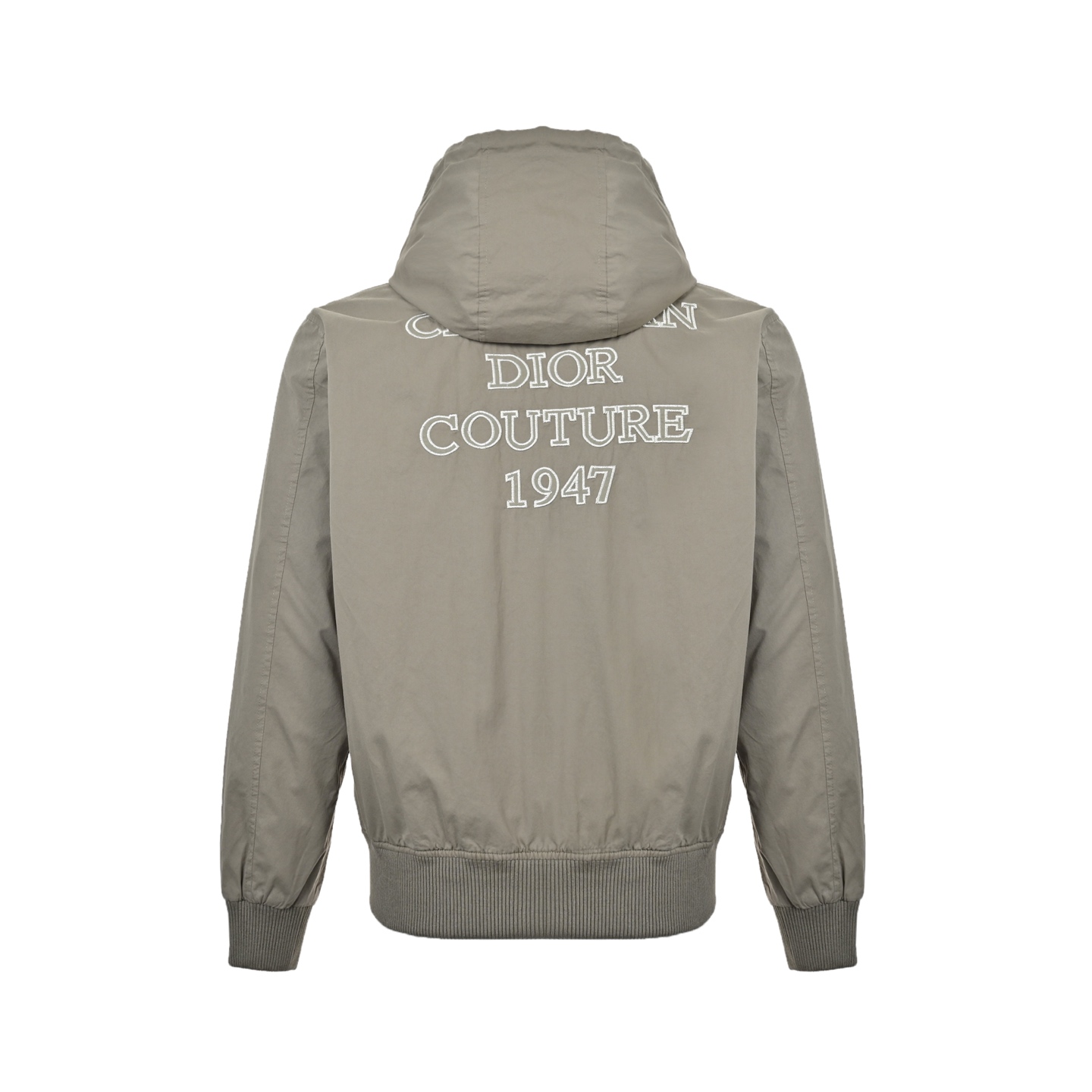 Dior 24Fw lettering print hooded trench coat