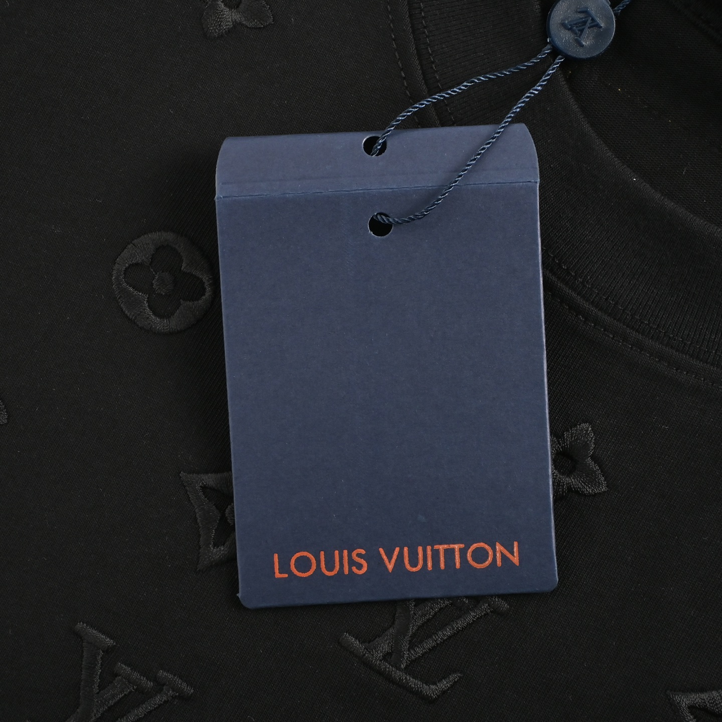Louis Vuitton 25ss obscure monogram logo embroidered short sleeves