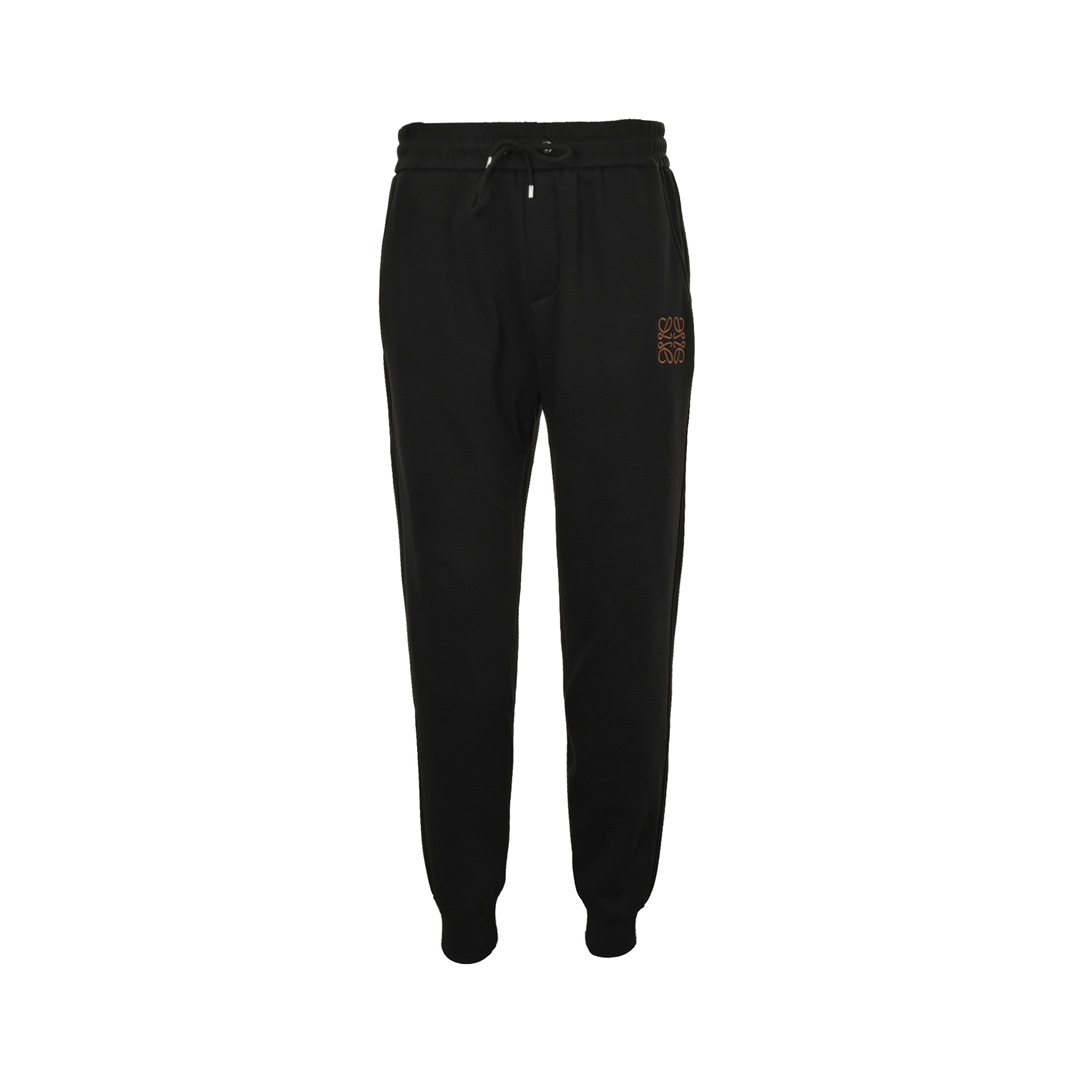 Loewe 24Fw embroidered logo fleece trousers