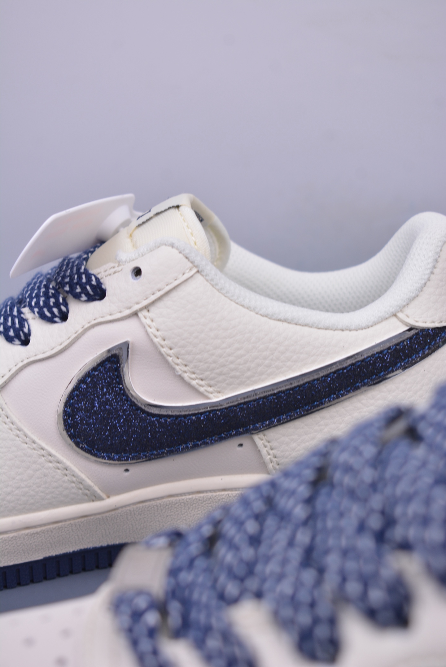 Gucci x Nike Air Force 1 07 Low Sneakers White and Blue QY6818-610