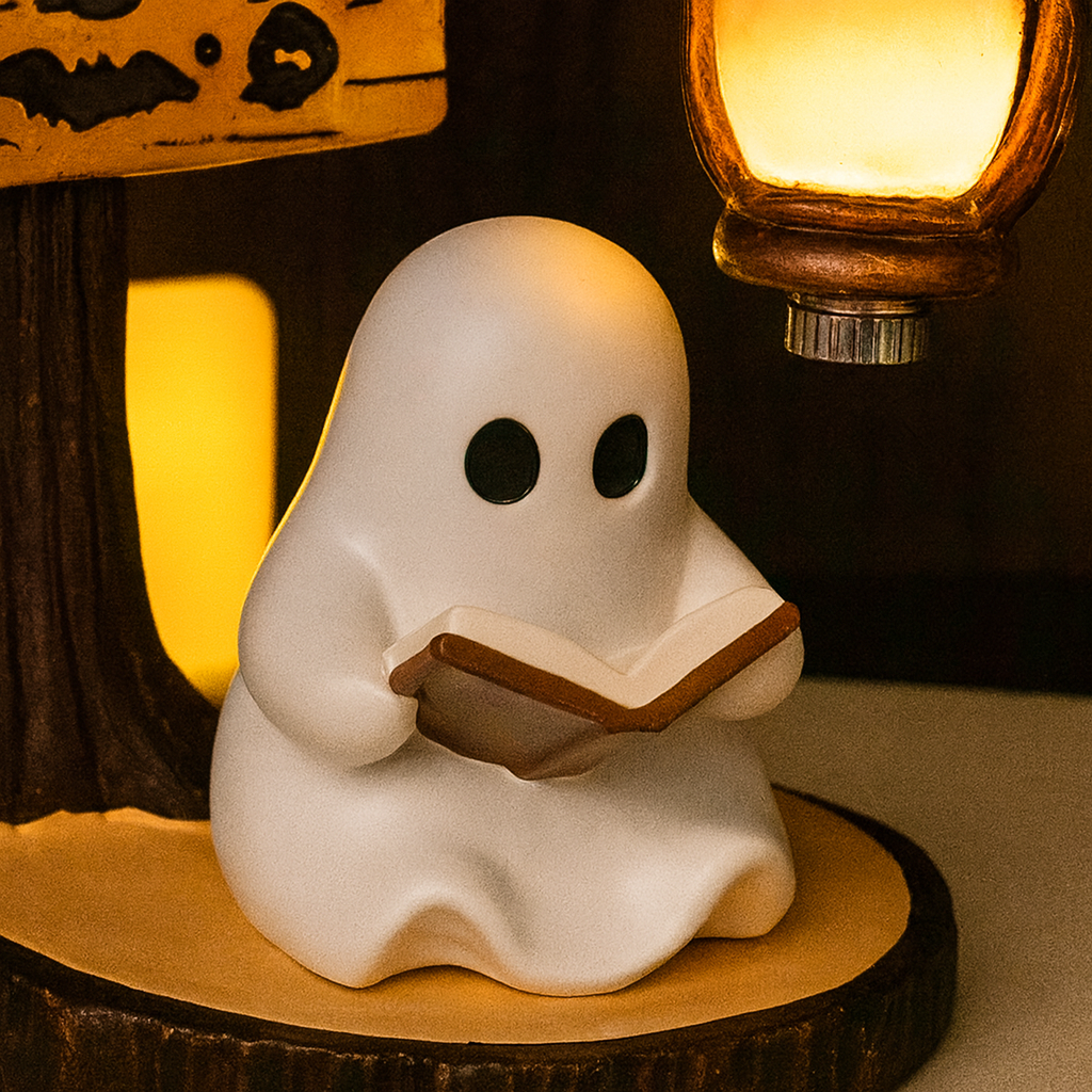 Cute Ghost Reading Lantern