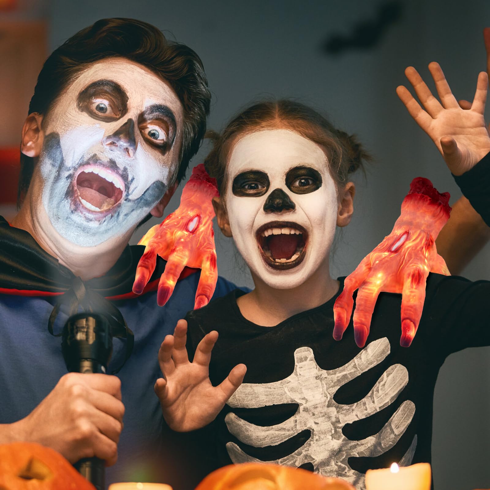 Crawling LED Zombie Hand with Motion Sensor & Spooky Sound