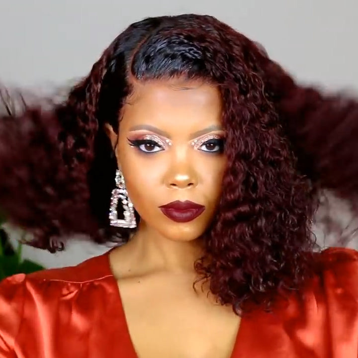 New Natural Pre Plucked Curly Wig