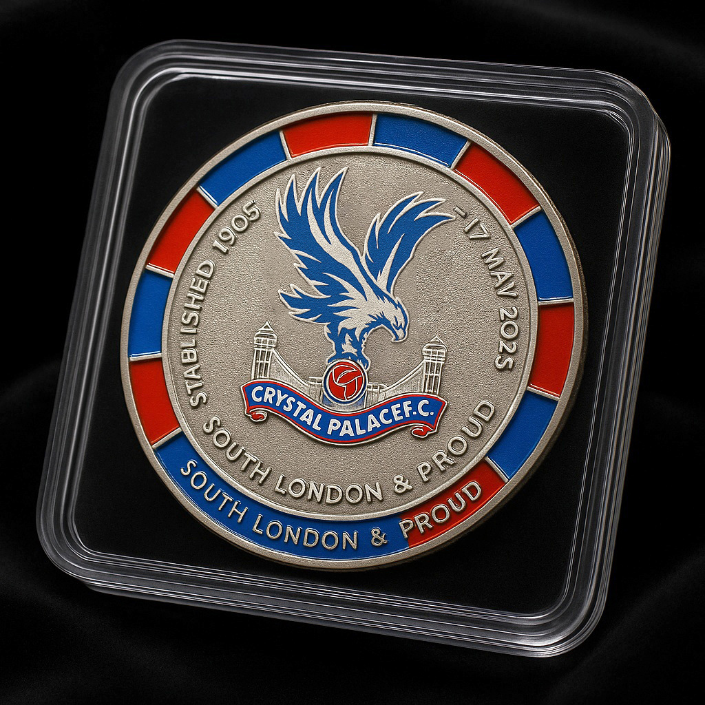 Crystal Palace 2025 FA Cup Winners Commemorative Coin