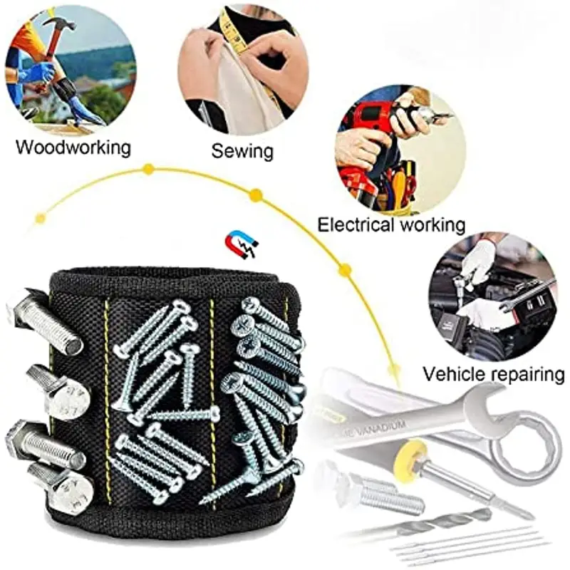 🧰🧰Magnetic Wrist Strap Tool Kit