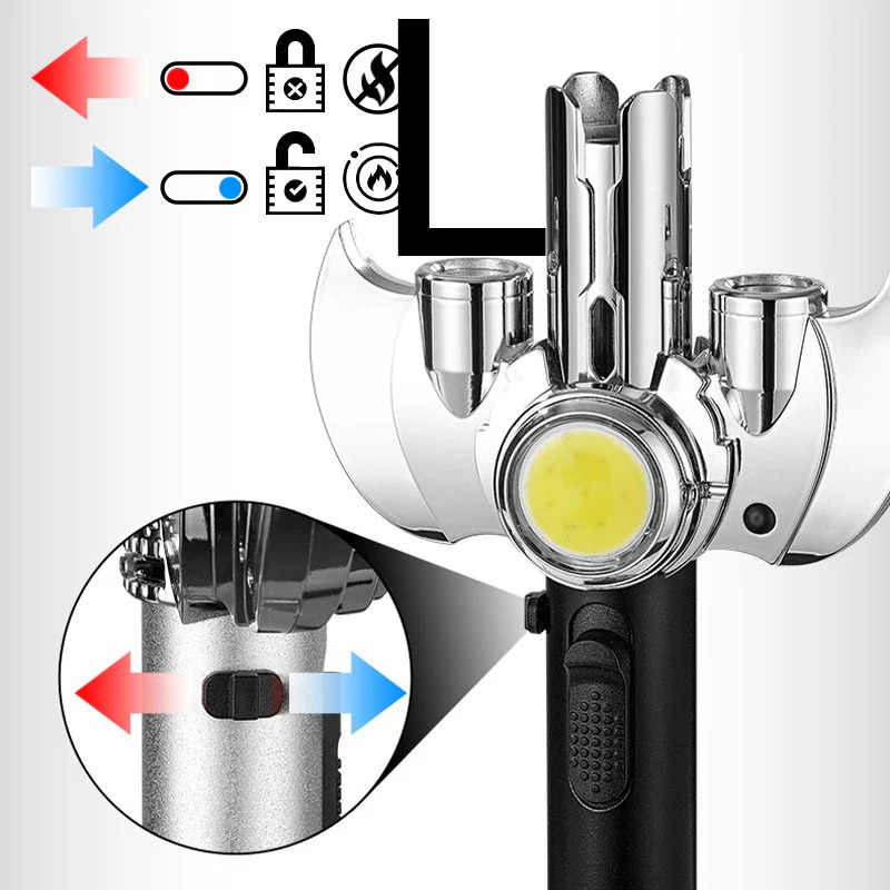 💥💥Creative High-Temperature Torch Lighter with Lighting