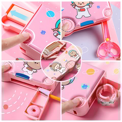 (🔥Last Day Promotion-SAVE 50% OFF)🌟2023 New Upgrade Multifunctional Stationery Box-BUY 2 GET FREE SHIPPING!