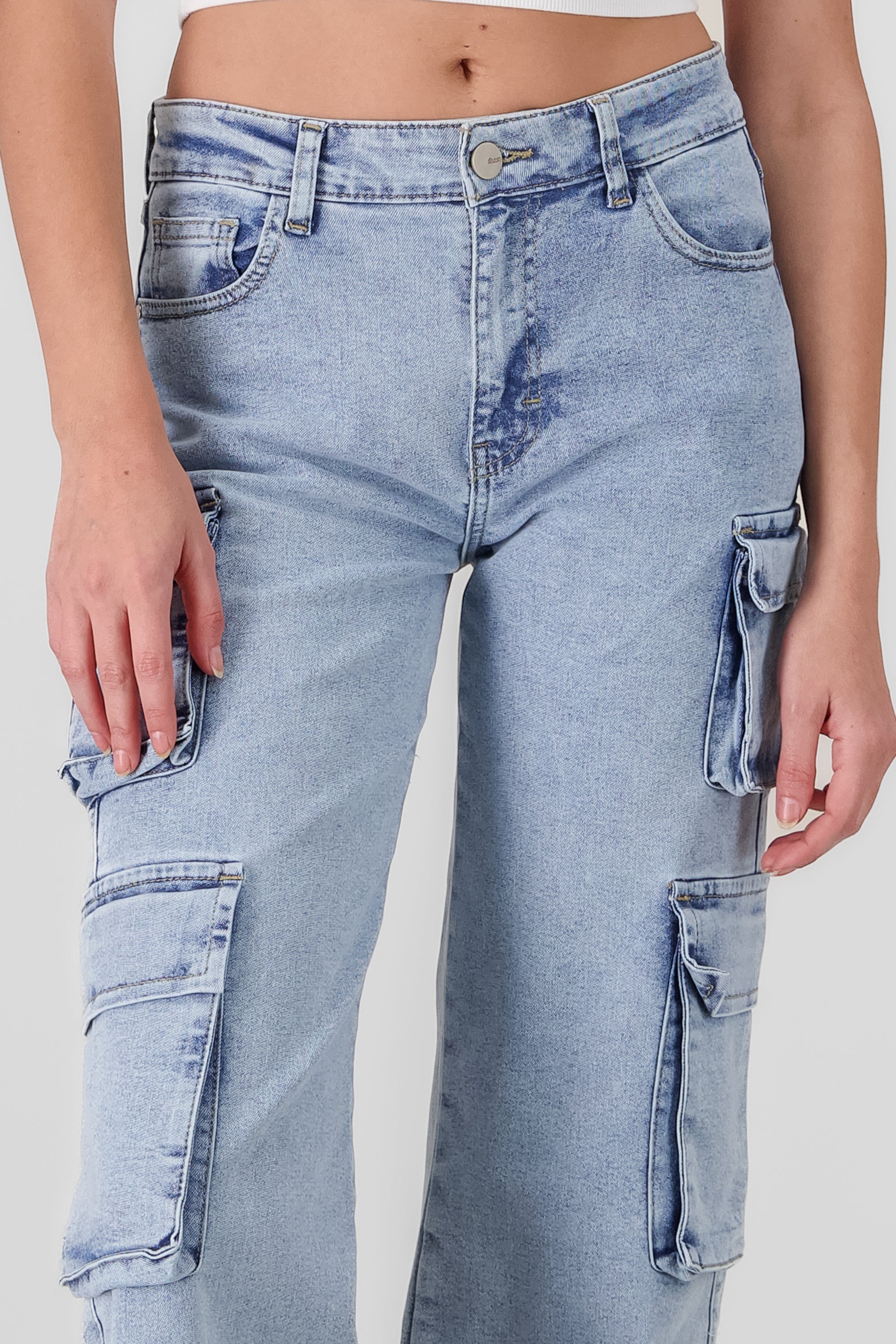 Cargo Jeans With Pockets