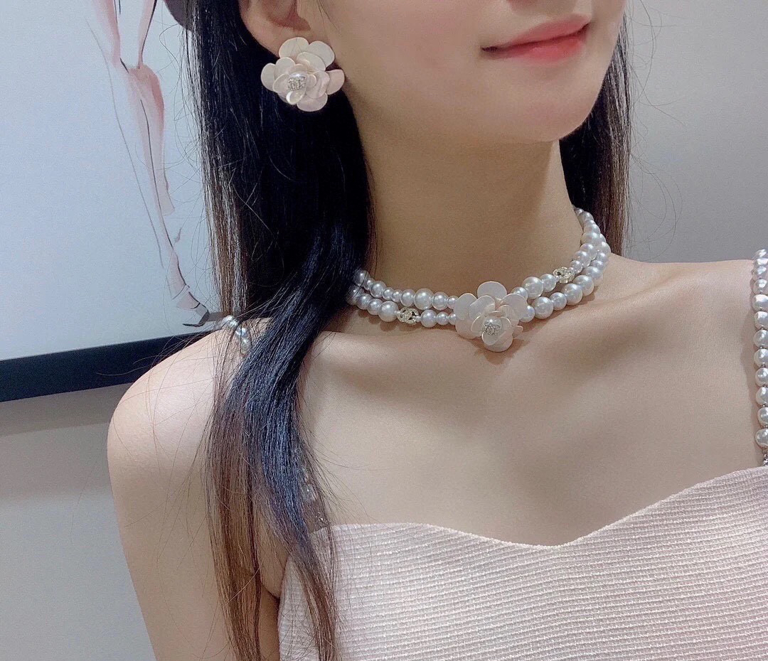 Chanel Camellia Diamond Earrings