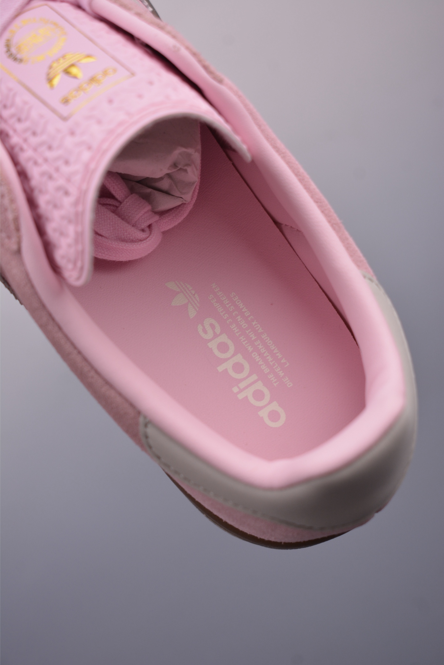 Adidas Gazelle Indoor Trainers Sneakers Pink Caramel Sole JI2715