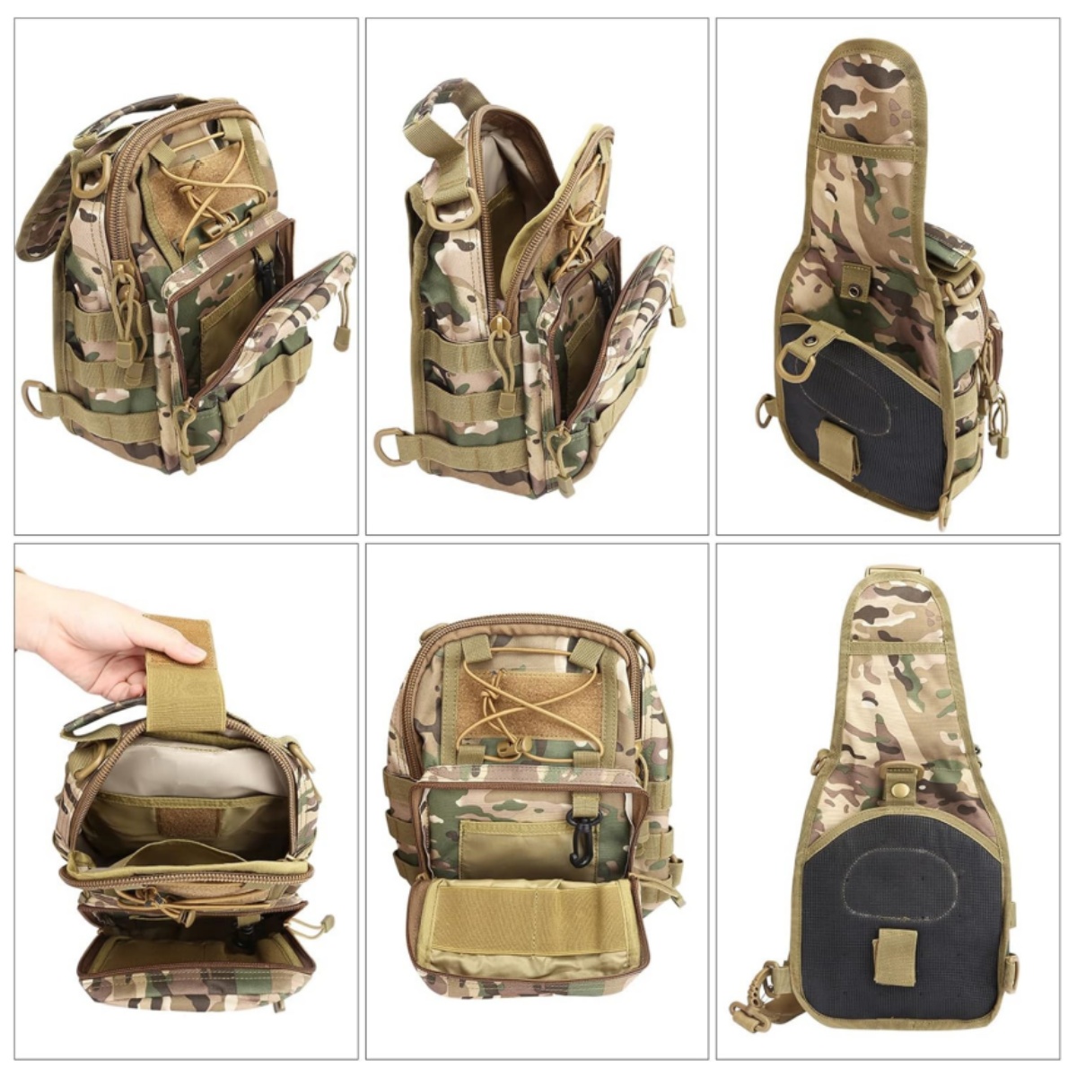 🎄Christmas Hot Sale🎄Multi-functional Sling Shoulder Tactical Bag Backpack for Every Day Carry