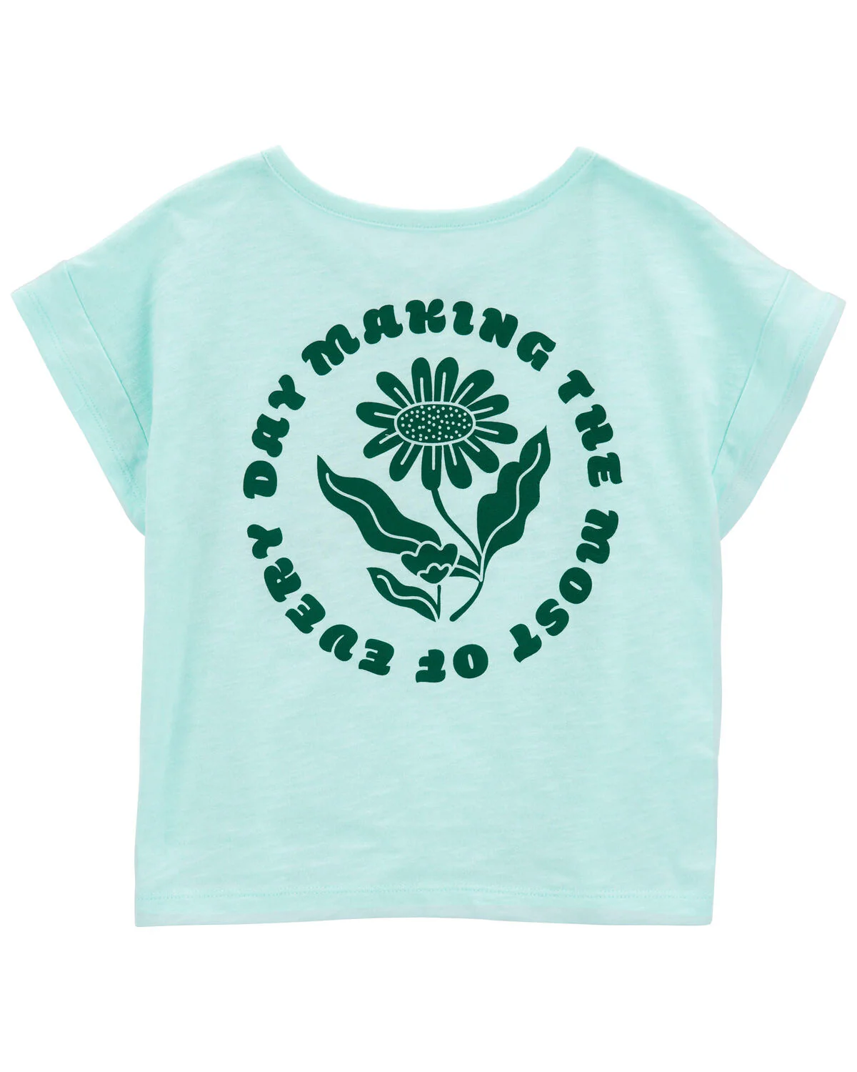 Carter's Kid Floral Pocket Tee with Tie-Dye Pull-On French Terry Shorts