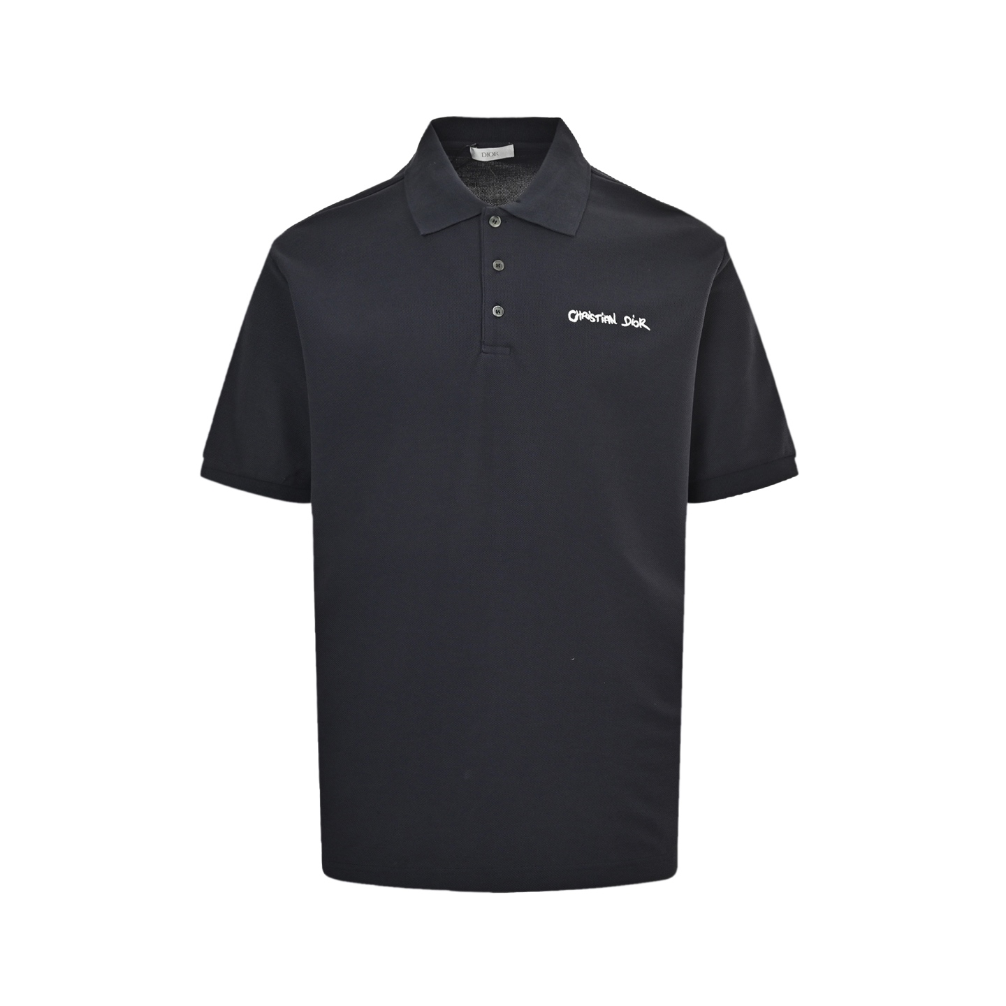 Dior 25ss embroidered Polo short sleeve