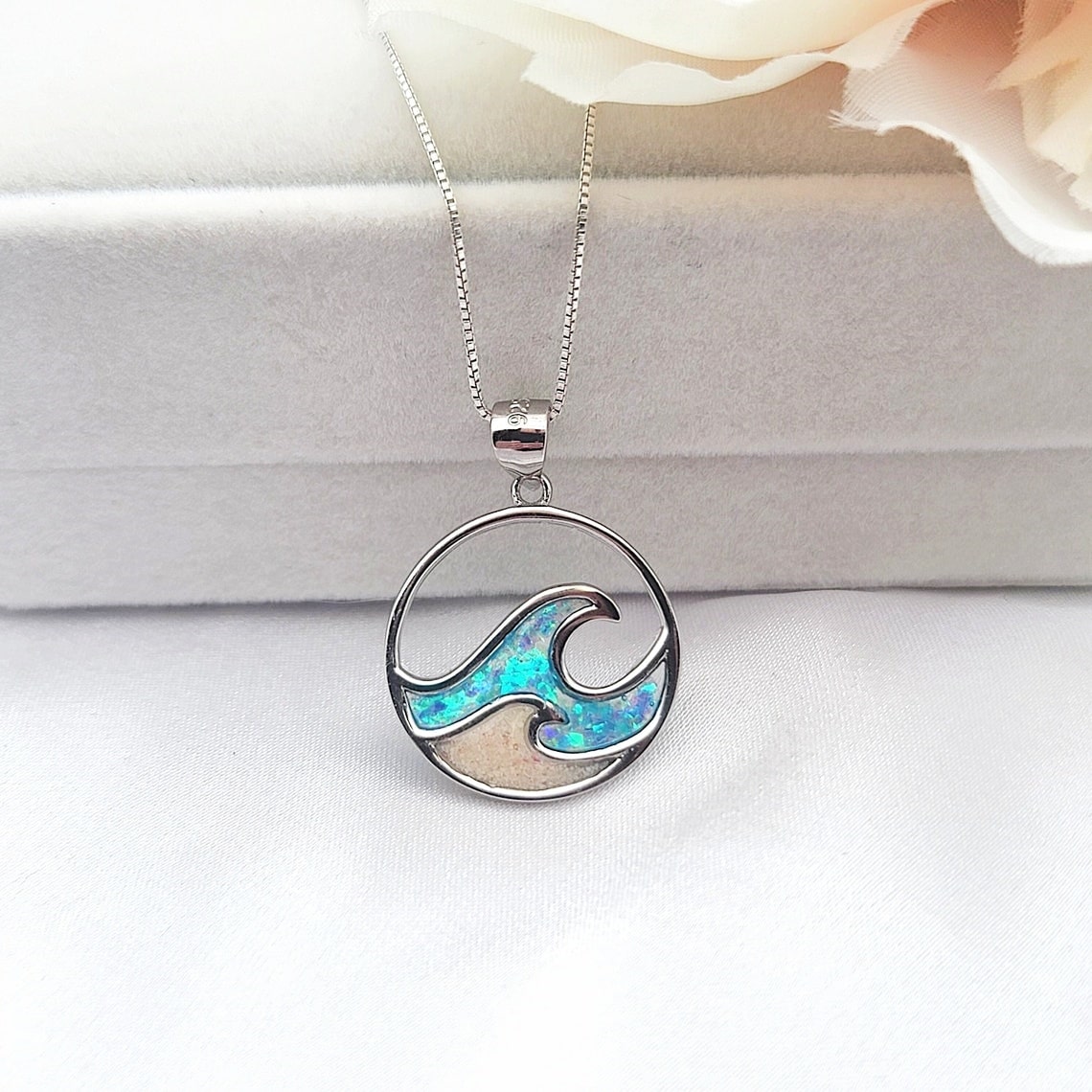 Hawaiian Ocean Wave Necklace