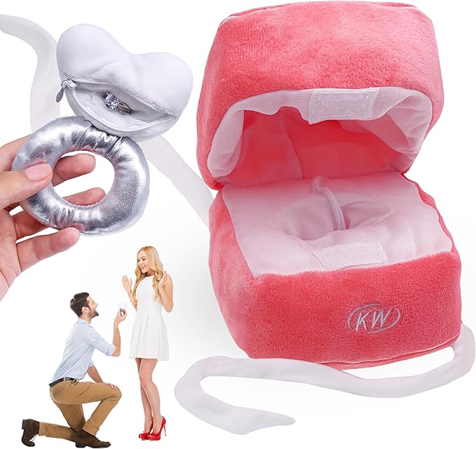 💍❤️Creative plush ring box