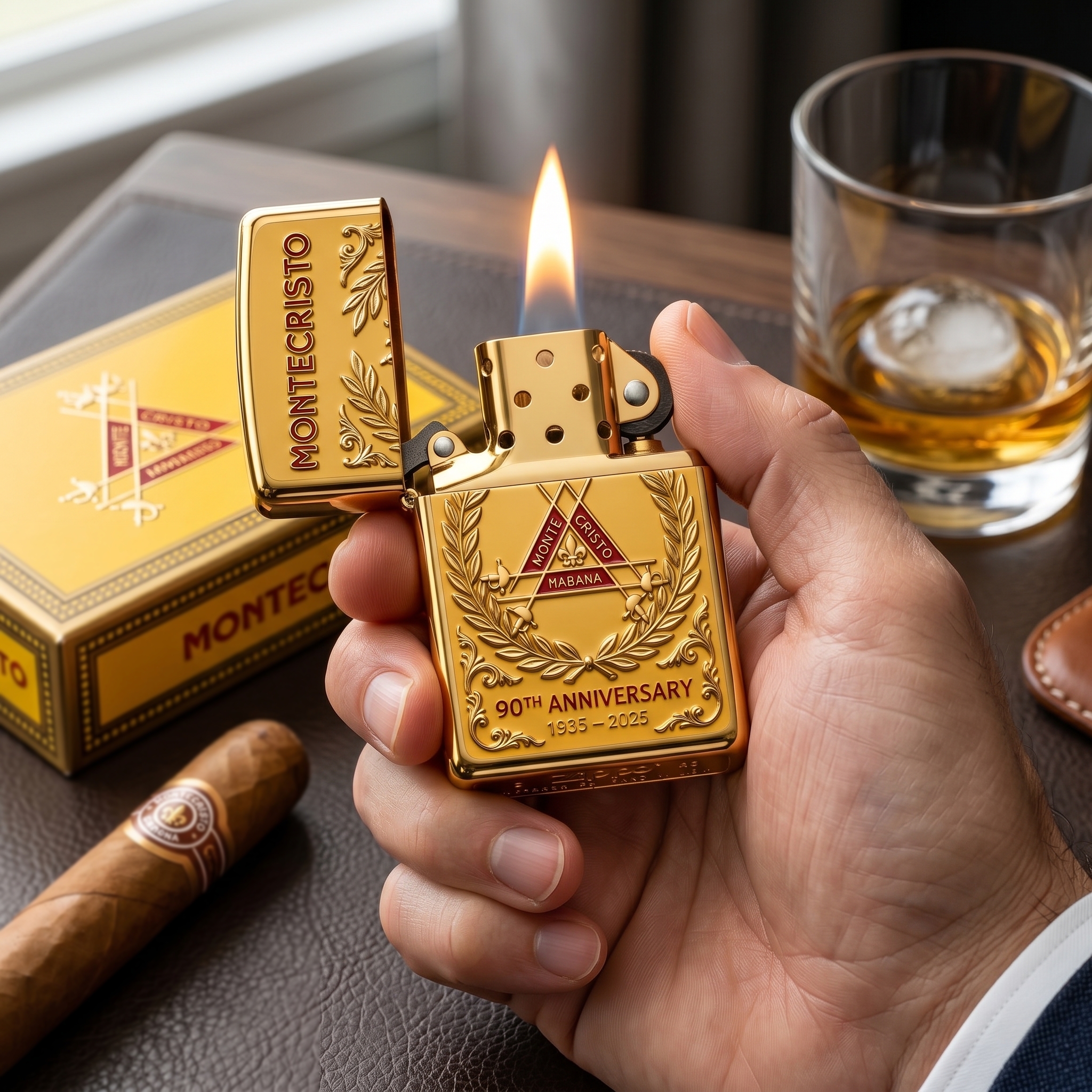 Montecristo 90th Anniversary Limited Edition Zippo Lighter
