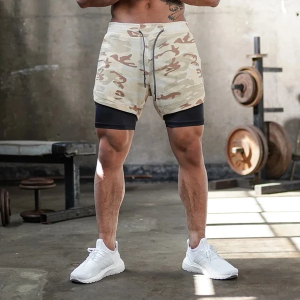 (🔥Last Day Promotion-SAVE 60% OFF)Fairmrsy®-2-in-1 Mens Workout Shorts-BUY 2 GET 10% OFF & FREE SHIPPING
