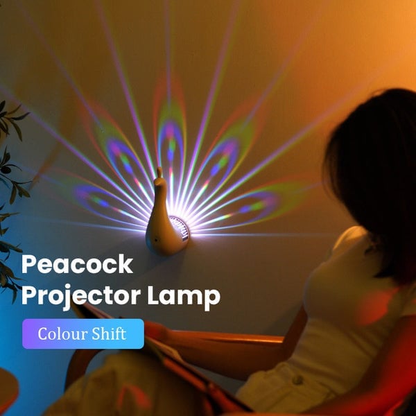 🔥Last day 48% OFF - Peacock Projection Light